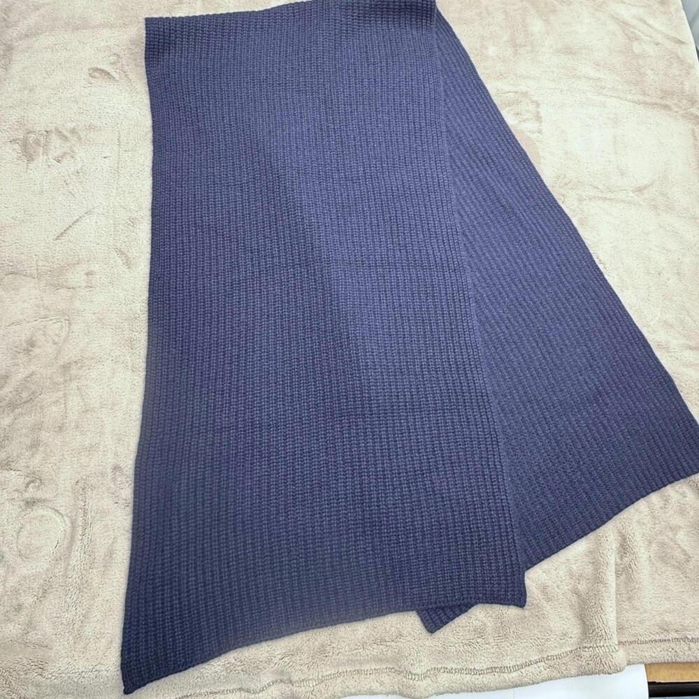 AE77 Cashmere Scarf in Navy Blue by American Eagle Premium